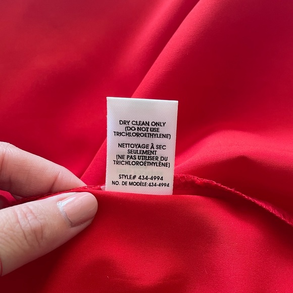 Nanette Lepore Red Midi Dress - Picture 7 of 8